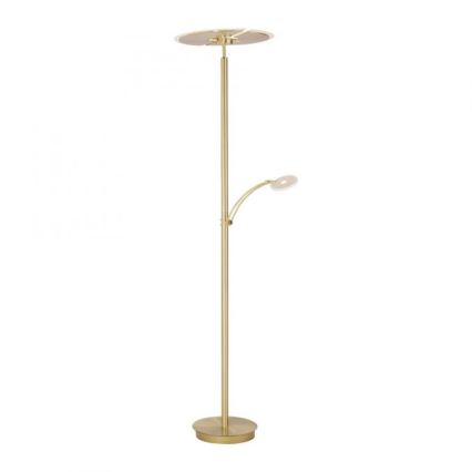 Paul Neuhaus 673-60 - Lampadaire LED dimmable ARTUR 2xLED/21W/230V+LED/6W doré
