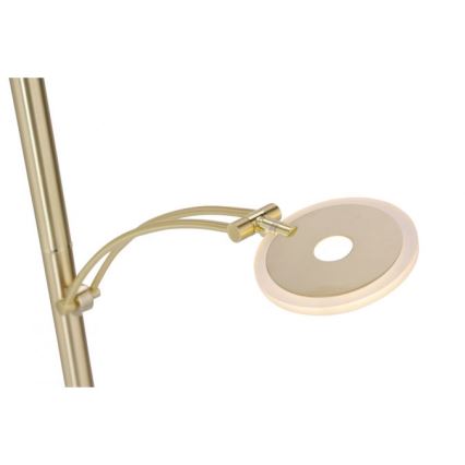 Paul Neuhaus 673-60 - Lampadaire LED dimmable ARTUR 2xLED/21W/230V+LED/6W doré