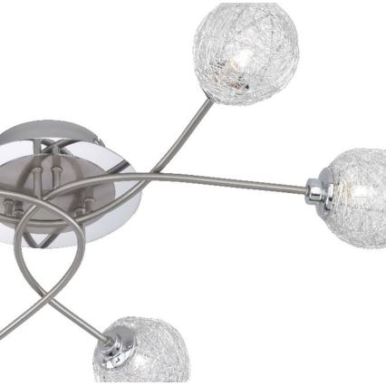 Paul Neuhaus 6796-55 - Lustre monté en surface WOMBLE 6xG9/28W/230V