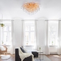 Paul Neuhaus 8092-11 - Plafonnier ICICLE 14xG9/40W/230V d. 100 cm laiton