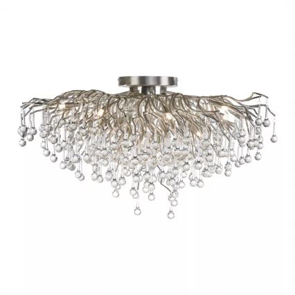 Paul Neuhaus 8092-55 - Lustre monté en surface ICICLE 14xG9/40W/230V Ø 100 cm chromé brillant