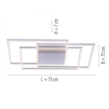 Paul Neuhaus 8256-55 - Plafonnier dimmable LED INIGO 3xLED/16W/230V