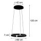 Paul Neuhaus 8361-55 - Suspension filaire LED à intensité variable avec capteur ARINA LED/27W/230V