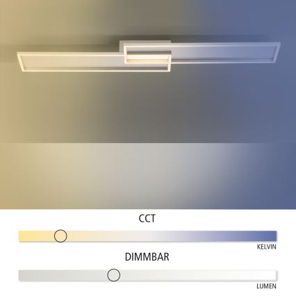 Paul Neuhaus 8371-55 - Plafonnier dimmable LED AMARA LED/40W/230V + télécommande