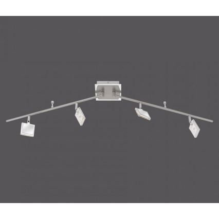 Paul Neuhaus 8644-17 - Spot LED RGB DAAN 4xLED/3,7W/230V + télécommande