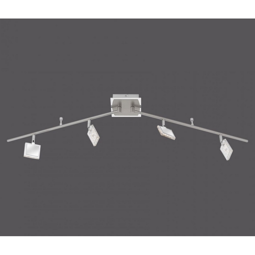 Paul Neuhaus 8644-17 - Spot LED RGB DAAN 4xLED/3,7W/230V + télécommande