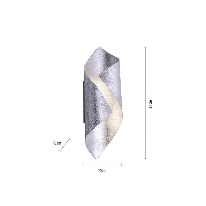 Paul Neuhaus 9030-21 - Applique murale NEVIS LED/6W/230V argentée