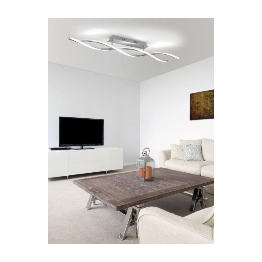 Paul Neuhaus 9143-55 - Lustre monté en surface à intensité variable POLINA 2xLED/10,2W/230V
