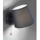 Paul Neuhaus 9539-18 - Lampe murale MIRIAM 1xE27/60W/230V noire