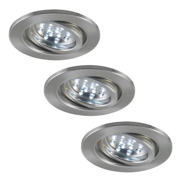 Paulmann 3786 - SET 3x Spot LED encastrable BASIC 3xLED/0,8W/230V