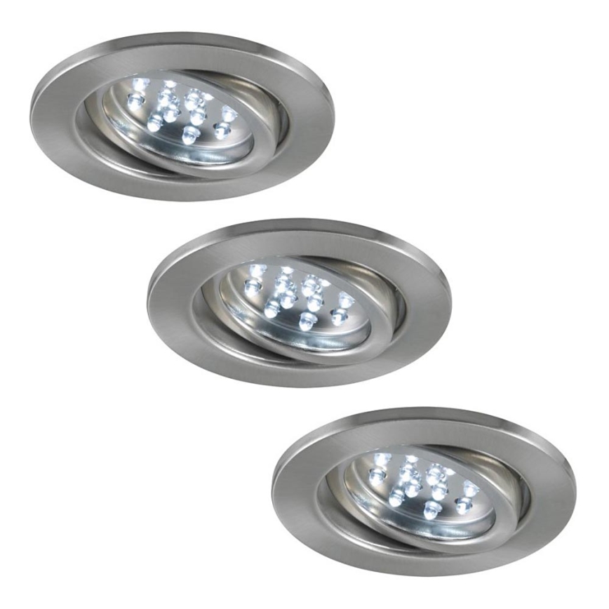 Paulmann 3786 - SET 3x Spot LED encastrable BASIC 3xLED/0,8W/230V