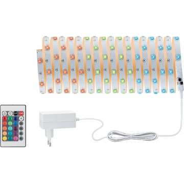 Paulmann 3989 - Ruban LED RGBW/19W dimmable TIP 10 m 230V + télécommande