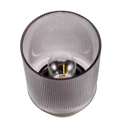 Paulmann 48133 - LED-1xE27/0,8W Lampe de table GLAMOUR 3xAA/4,5V transparent