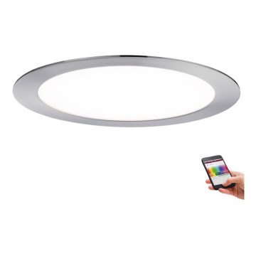 Paulmann 50027 - LED RGBW/3,5W IP44 Luminaire encastré de salle de bain à intensité variable SMART HOME 230V 2700-6500K