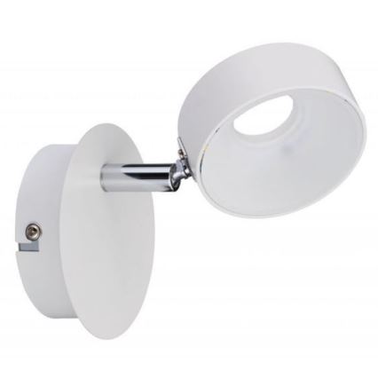 Paulmann 66732 - 1xLED/6W Spot mural à intensité variable FUNNEL 230V blanc