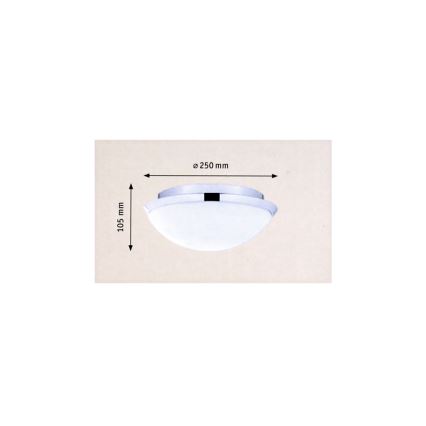 Paulmann 70299 - Plafonnier salle de bain BIABO 1xE27/60W/230V IP44