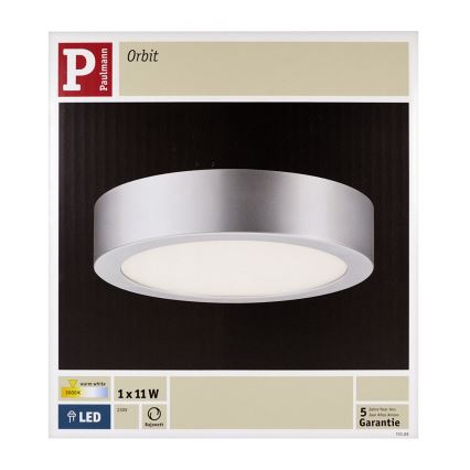 Paulmann 70388 - LED/11W Plafonnier ORBIT 230V