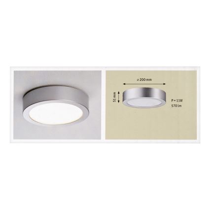 Paulmann 70388 - LED/11W Plafonnier ORBIT 230V