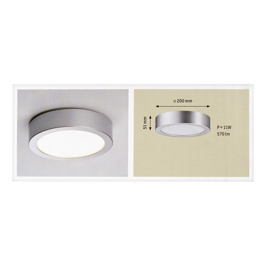 Paulmann 70388 - LED/11W Plafonnier ORBIT 230V