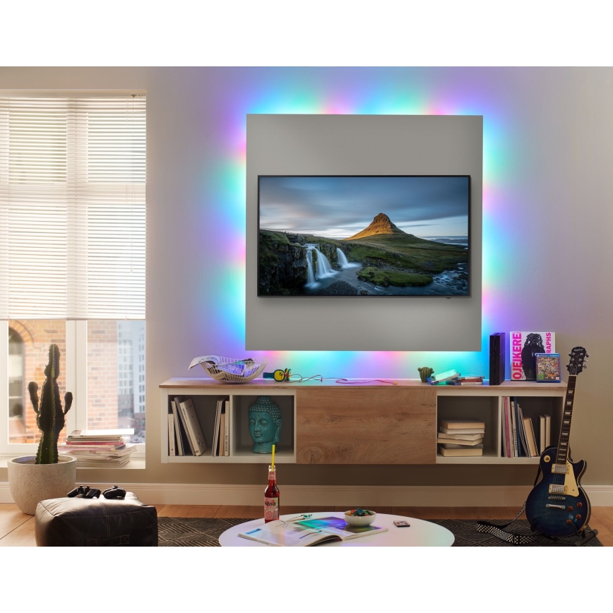 Paulmann 70514 - LED RGB/15W Ruban à intensité variable SIMPLED 7,5m 230V + Télécommande