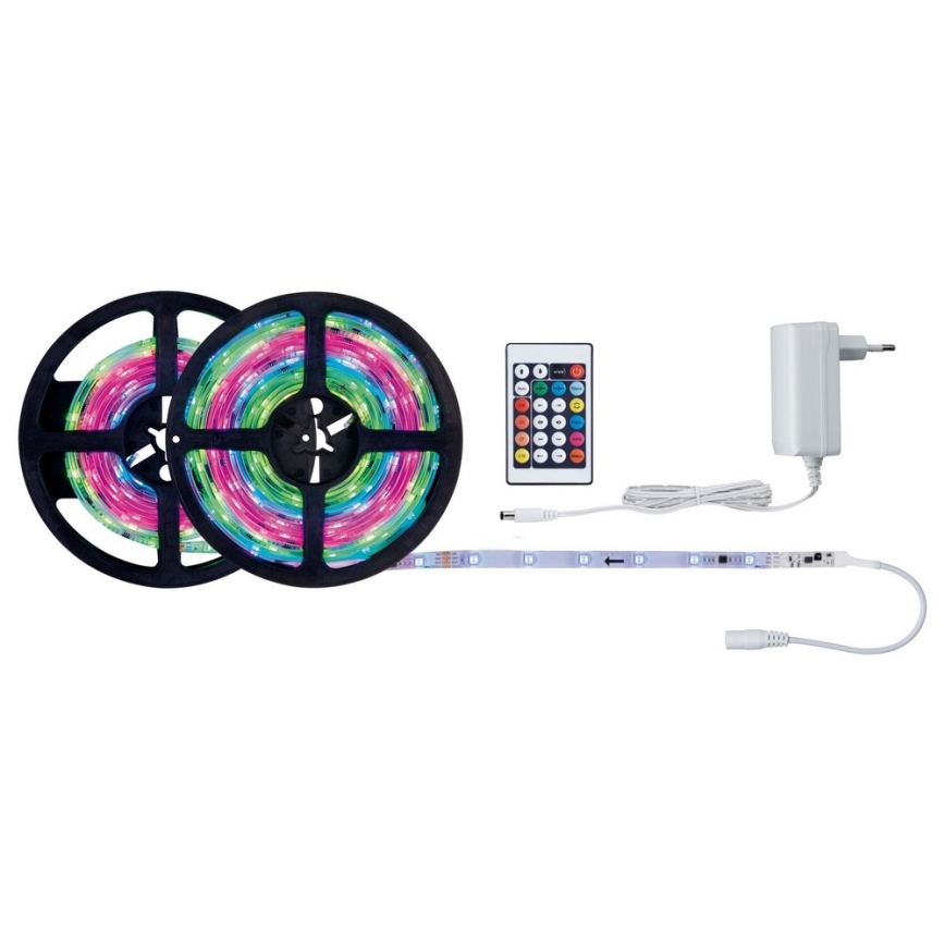 Paulmann 70514 - LED RGB/15W Ruban à intensité variable SIMPLED 7,5m 230V + Télécommande