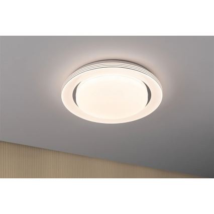 Paulmann 70546 - Plafonnier à intensité variable LED RGBW/22W RAINBOW 230V 3000-6500K + Télécommande