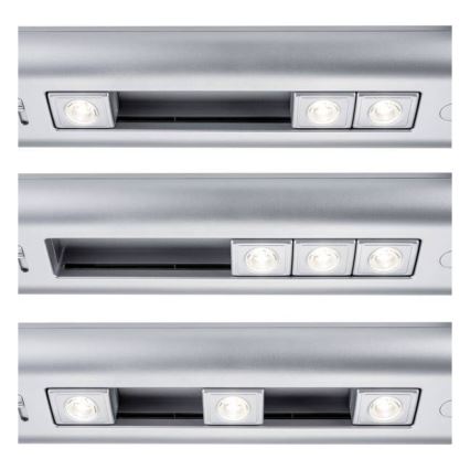 Paulmann 70640 - 3x Luminaire à intensité variable pour armoire LED/0,5W/ SLIDE 6xAA