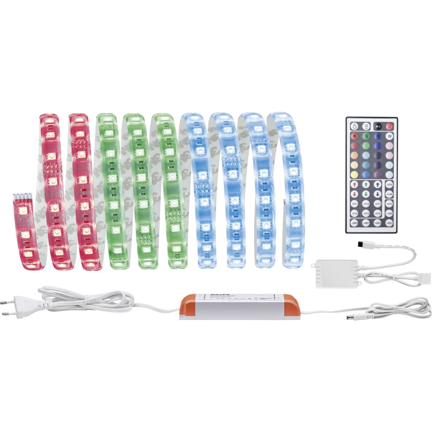 Paulmann 70673 - Ruban à intensité variable LED RGB/40W MAXLED 3m 230V + télécommande