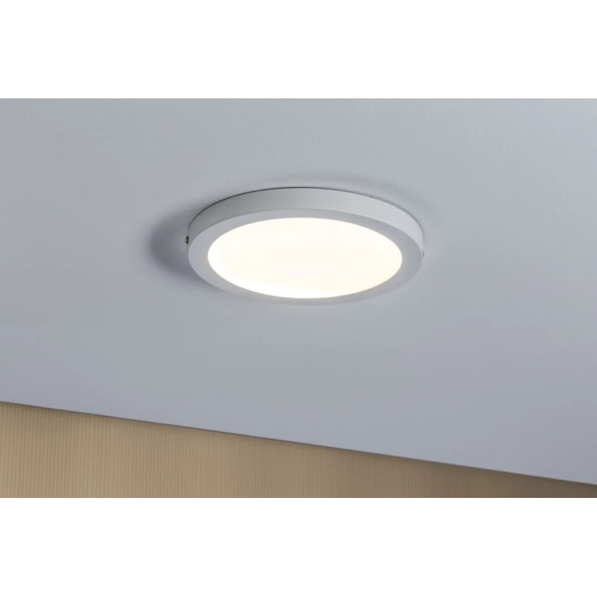 Paulmann 70868 - Panneau à intensité variable LED/18,5W ATRIA 230V 2700K d. 22 cm blanc