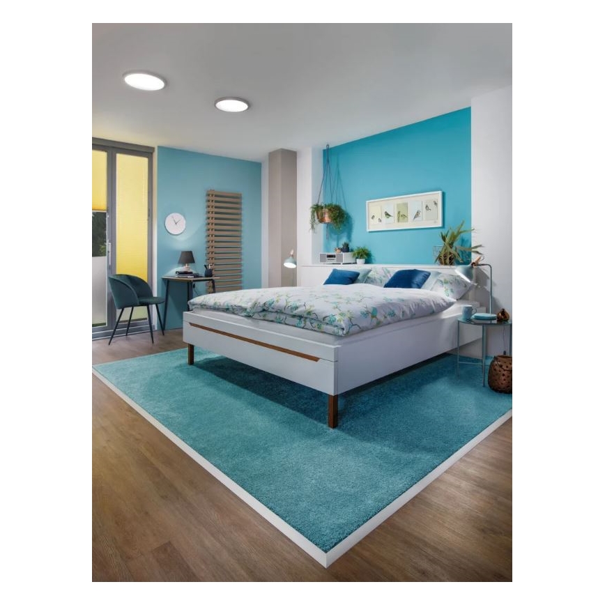 Paulmann 70872 - Panneau à intensité variable LED/22W ATRIA 230V 2700K d. 30 cm Rose doré