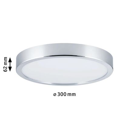 Paulmann 70882-LED/22,5W IP44 Plafonnier à intensité variable salle de bain AVIAR 230V