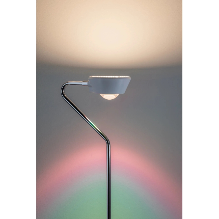 Paulmann 70920 - LED/7,5W Lampadaire dimmable RAMOS 230V blanc/chrome brillant