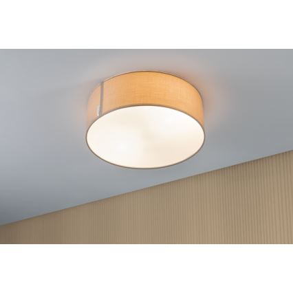 Paulmann 70952 - 2xE27/20W Plafonnier MARI 230V beige