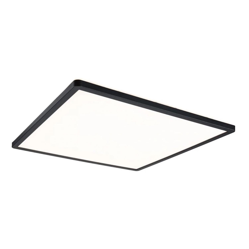 Paulmann 71002 - Panneau à intensité variable LED/22W ATRIA 230V 3000K 42x42 cm noir