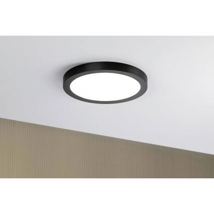 Paulmann 71025 - LED/22W Plafonnier ABIA 230V noir