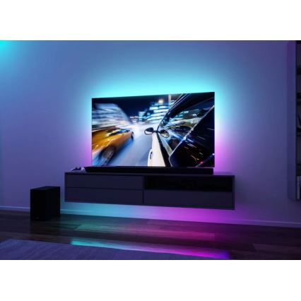 Paulmann 78880 - LED/3,5W RGB Ruban à intensité variable pour TV 2m ZOLL 5V + télécommande