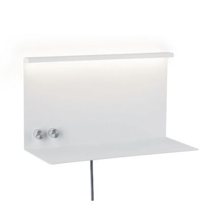 Paulmann 78919 - LED/4,5W Luminaire à intensité variable avec étagère et USB + LED/1,6W 230V