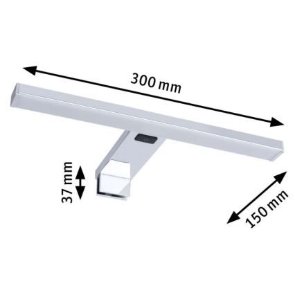 Paulmann 78950 - Éclairage de miroir salle de bain SELO 2700-6500K 230V LED/3,7W IP44