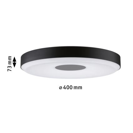 Paulmann 79518 - LED/23W Plafonnier à intensité variable PURIC PANE 230V