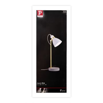 Paulmann 79623 - 1xE27/20W Lampe de table NEORDIC ORM 230V