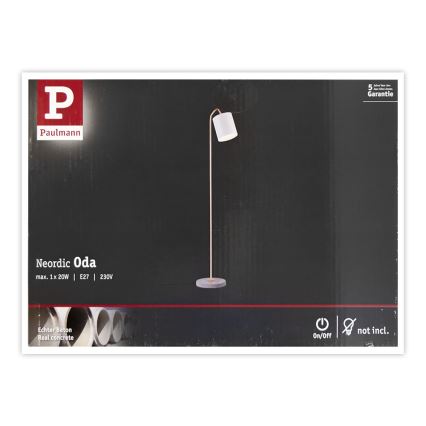 Paulmann 79625 - 1xE27/20W Lampadaire NEORDIC ODA 230V