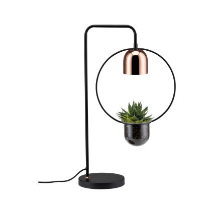 Paulmann 79746 - Lampe de table FANJA 1x GU10/20W, 230V, verre fumé