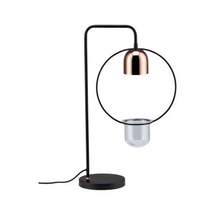 Paulmann 79746 - Lampe de table FANJA 1x GU10/20W, 230V, verre fumé