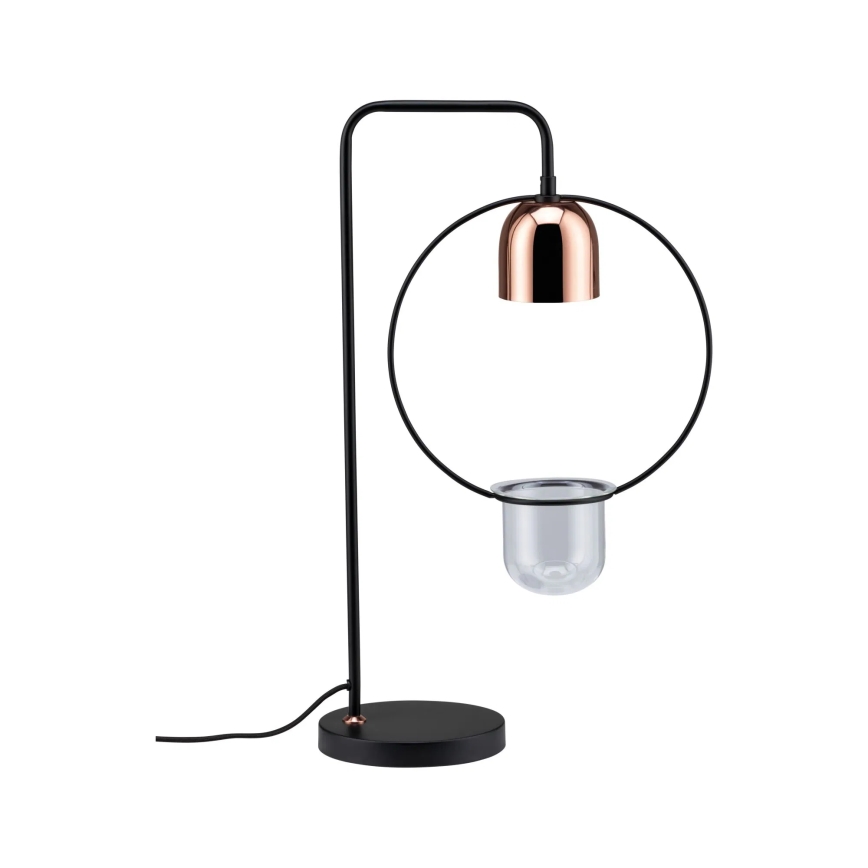 Paulmann 79746 - Lampe de table FANJA 1x GU10/20W, 230V, verre fumé