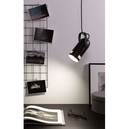 Paulmann 79766 - Suspension LED RGBW 1xE27/9W LAVEA sur câble 230V noir