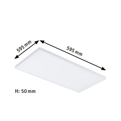 Paulmann 79827 - LED/15,5W Luminaire à intensité variable SMART VELORA 230V 2700-6500K