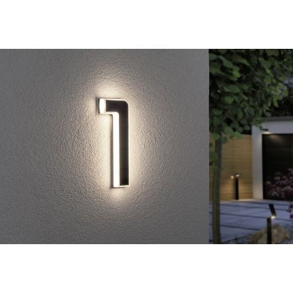 Paulmann 79842 - LED/0,2W IP44 Numéro de maison solaire 1,2V 1500 mAh