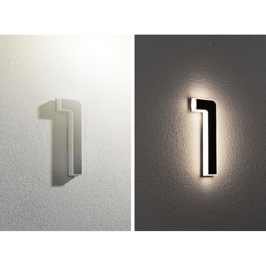 Paulmann 79842 - LED/0,2W IP44 Numéro de maison solaire 1,2V 1500 mAh