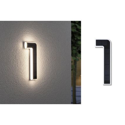 Paulmann 79842 - LED/0,2W IP44 Numéro de maison solaire 1,2V 1500 mAh