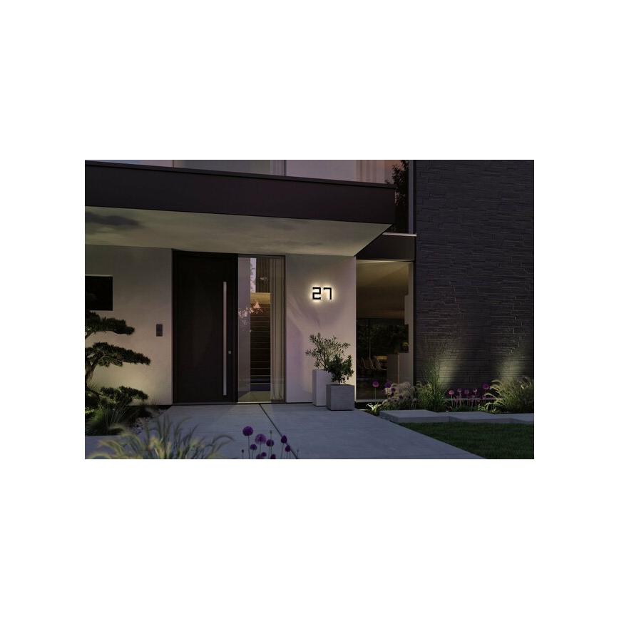 Paulmann 79842 - LED/0,2W IP44 Numéro de maison solaire 1,2V 1500 mAh